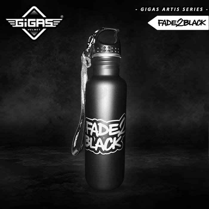 TUMBLER / BOTOL MINUM VCT FADE2BLACK BLACK DOFF