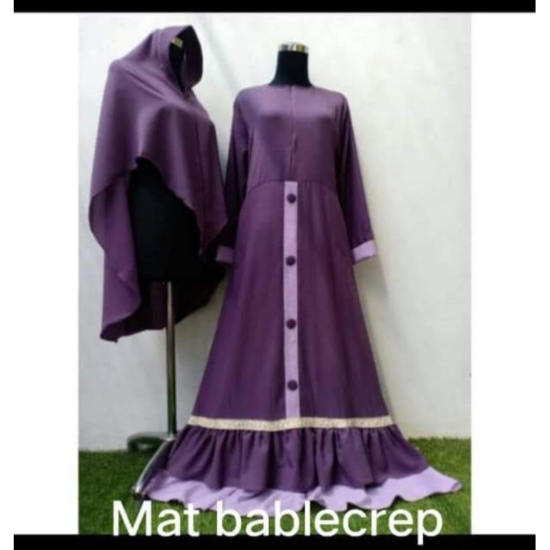 gamis set khimar