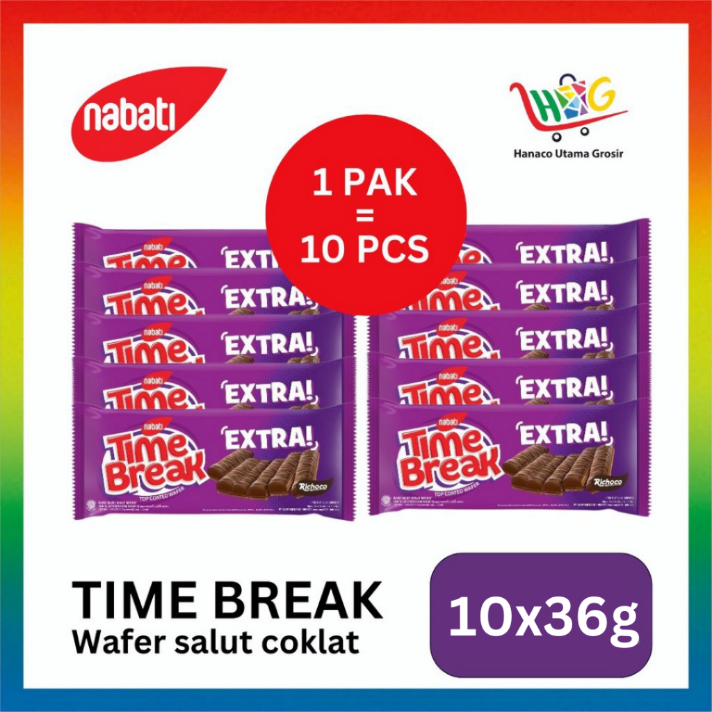 Nabati Time Break Extra 10x36 gr [ 1 PAK ]