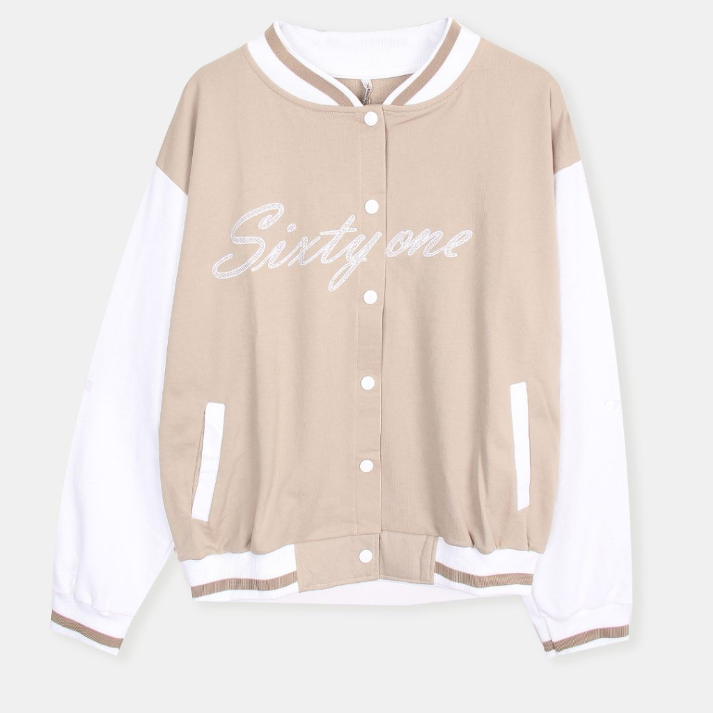 Number 61 Jaket Wanita Nathalie Bomber Jacket