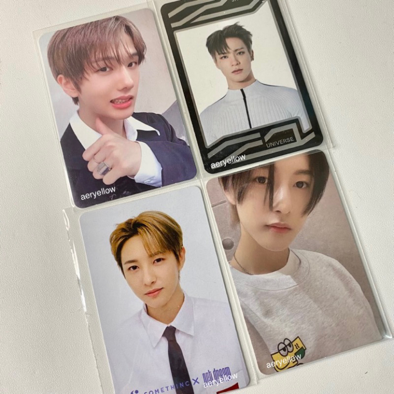 (READ DESC) PHOTOCARD RENJUN CAFE SOMETHINC JENO UC JISUNG FORTUNE TDS2