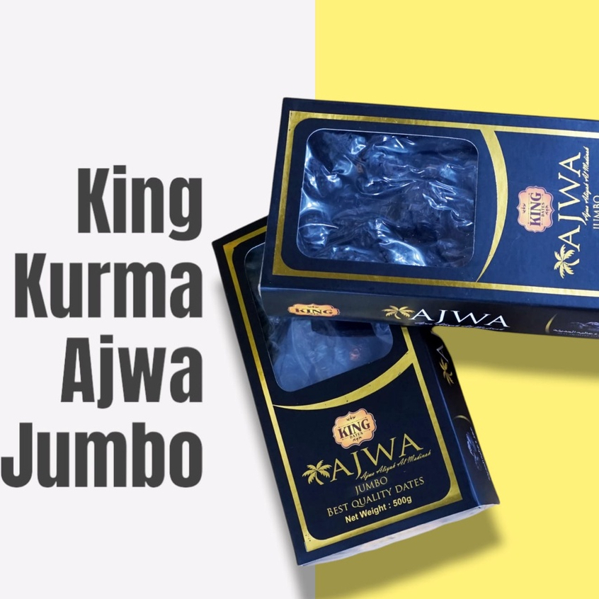 

Kurma Ajwa JUMBO Syifa 500gr - Kurma Ajwa Madinah Premium | Kurma Nabi Golden Tamr Almadinah Saudi