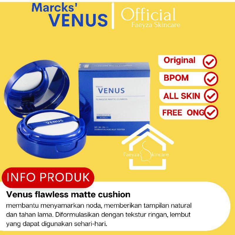 Venus flawless matte cushion ED 2025 | Venus cushion