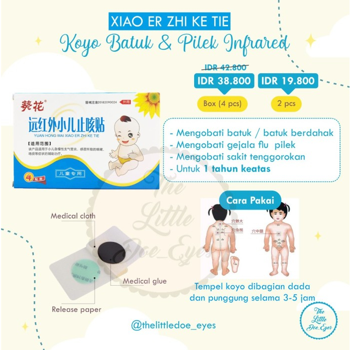 Koyo / Plester Batuk Pilek - Bayi dan Anak