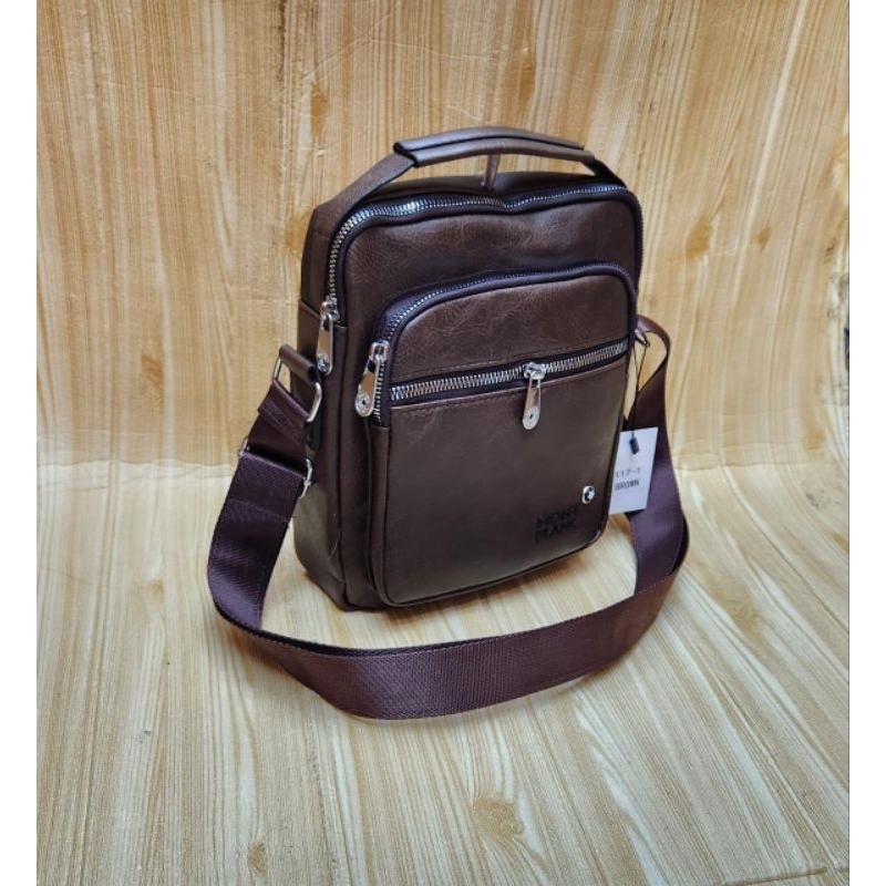 Tas kulit Pria  import  premium 117-1