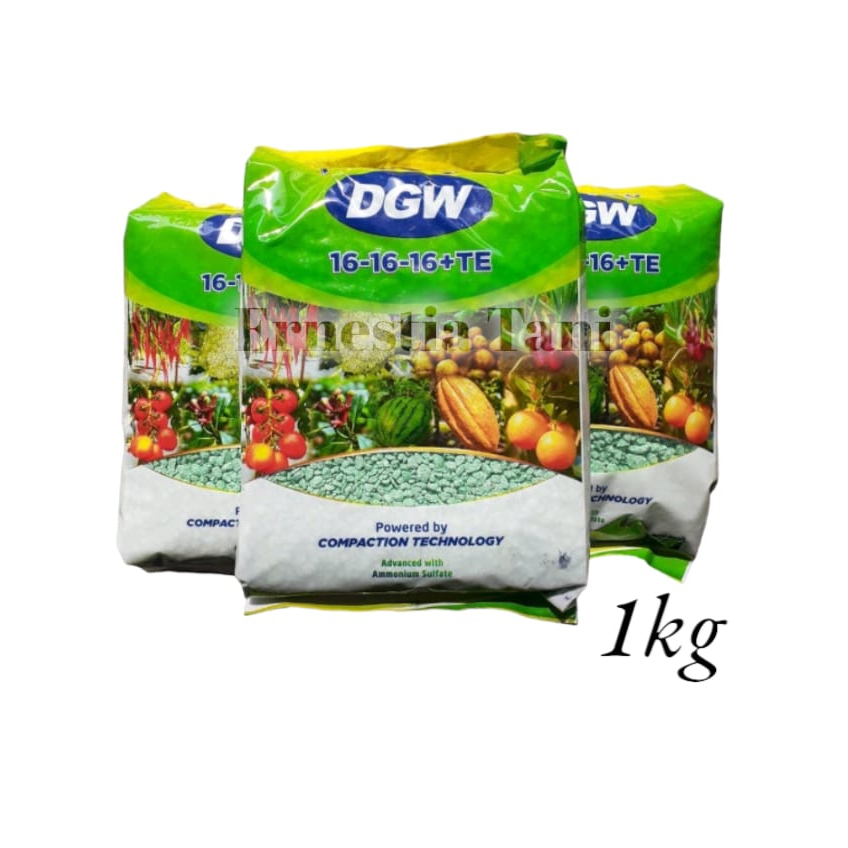 PUPUK NPK 16 16 16 + TE 1 KG KEMASAN PABRIK DGW