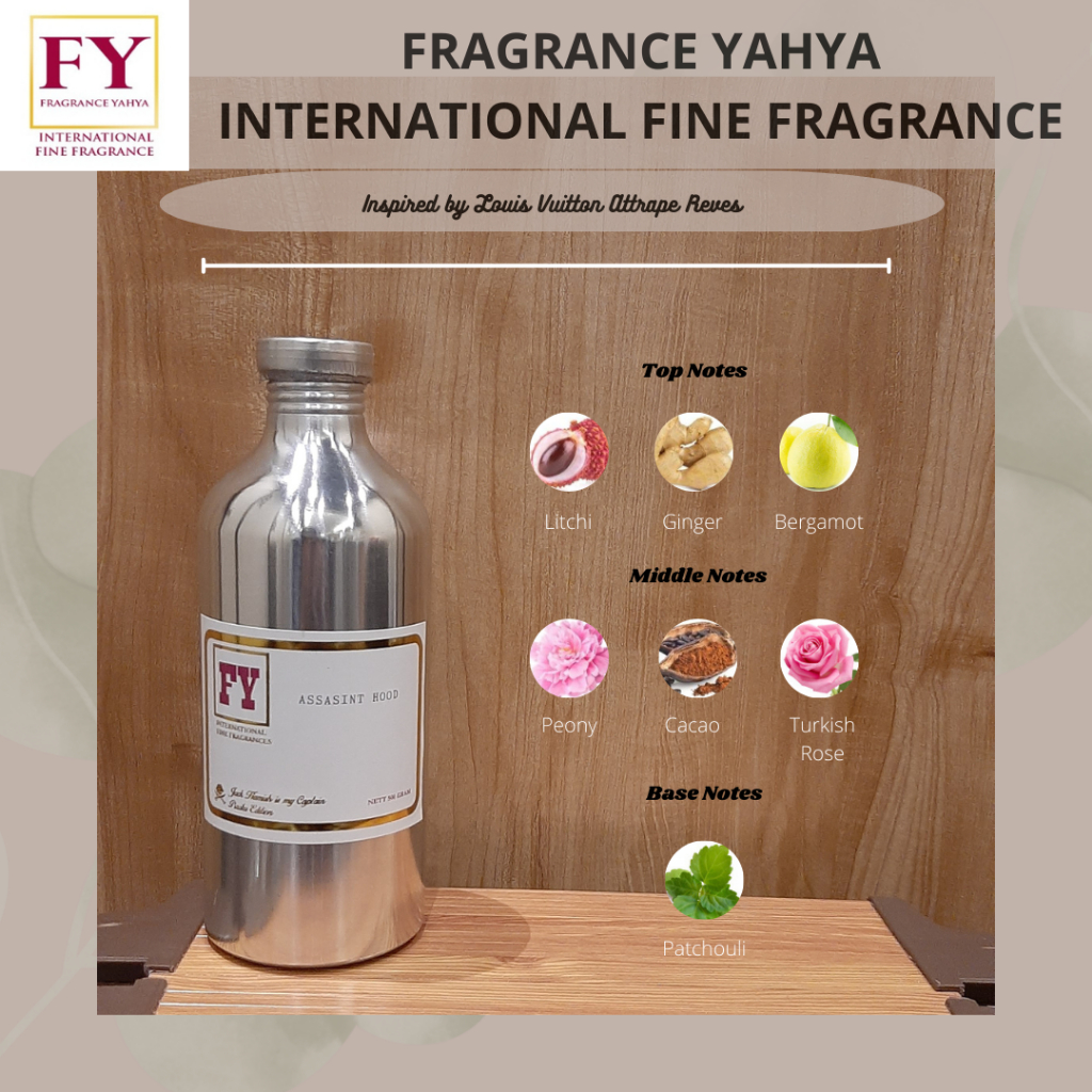 Fragrance Oil (bibit parfum) – Assasint Hood – Inspired by Louis Vuitton Attrape Reves