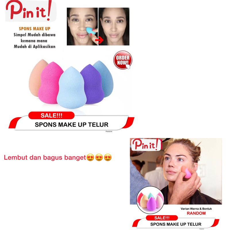 GRATIS ONGKIR COD TERMURAH BEAUTY BLENDER TEAR DROP EGG SPONS MAKE UP COLLORFULL SPONGE TELUR