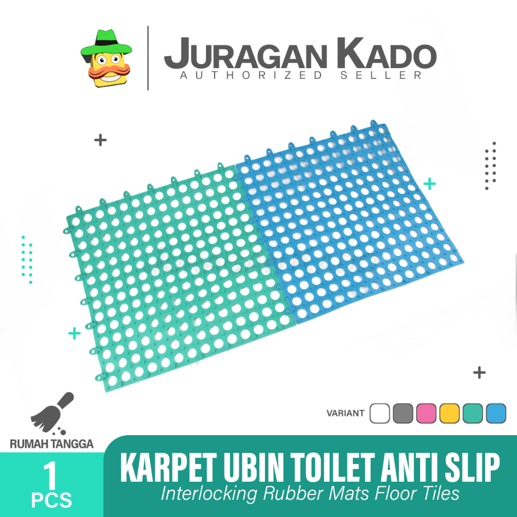 Karpet Kamar Mandi Anti Slip Alas Lantai Keset Kamar Mandi Toilet Karet Anti Licin