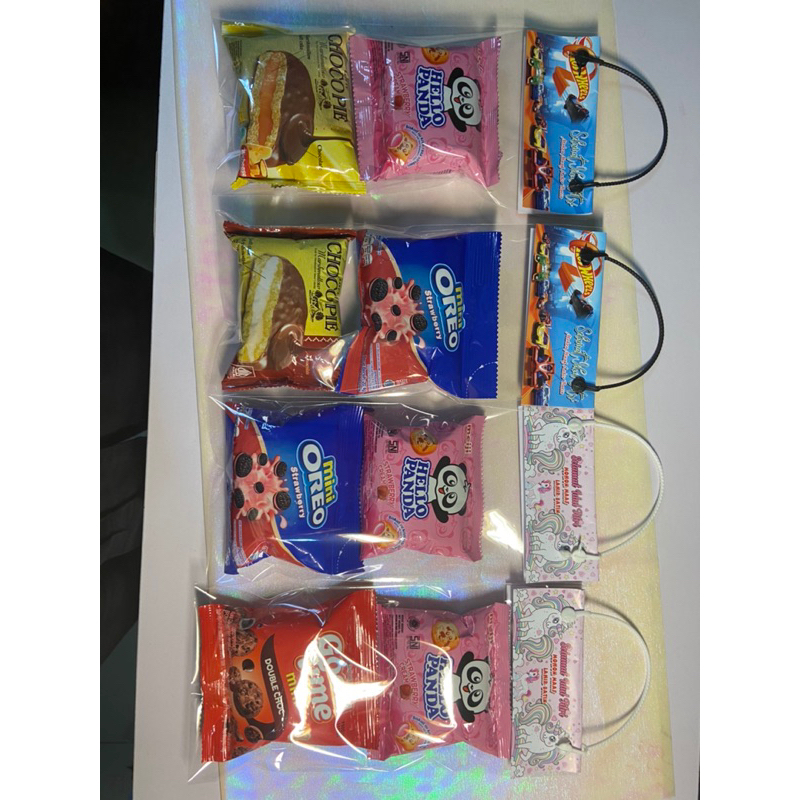 

MINI PARCEL SNACK TALI TENTENG THR LEBARAN HAMPERS VIRAL UKURAN 12x25 cm