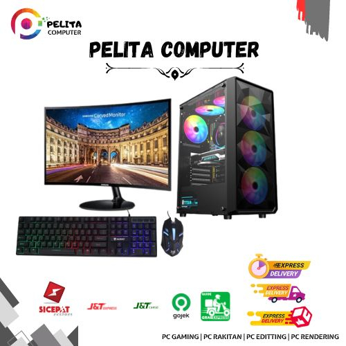 Pc gaming intel core i5 7500 Ddr 4 16Gb Led 24in FULSET-GAMING-EDITING