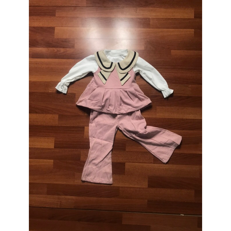 Set 3in1 Tweed Premium / Setelan Anak Perempuan Import / Setelan Tweed Anak Import