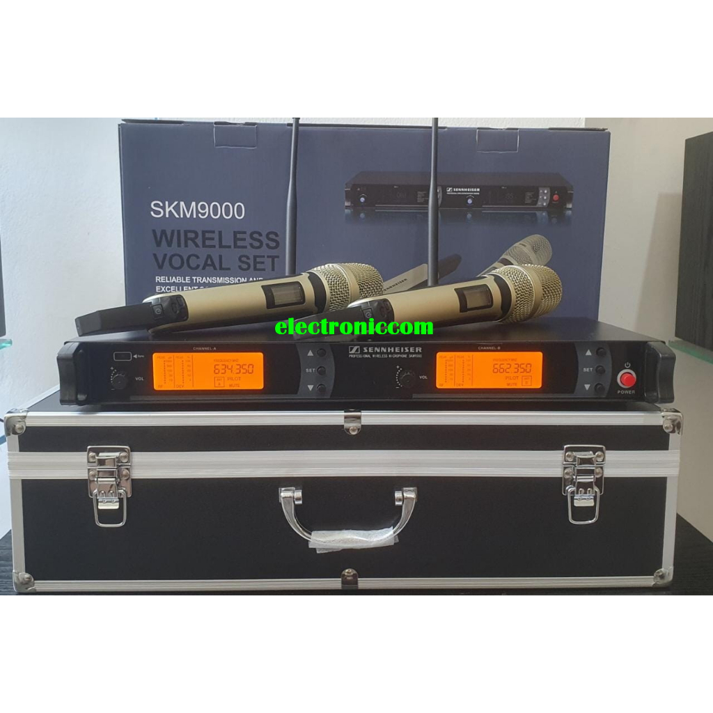 MIC WIRELESS SENNHEISER SKM9000 KOPER SKM 9000 2 ANTENA KOPER
