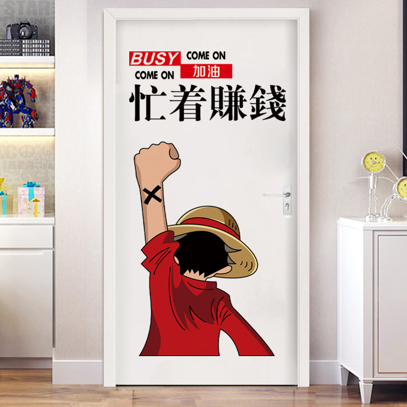 Wallpaper dinding One Piece Luffy anime - stiker dinding Luffy onepiece anime - stiker dinding anime