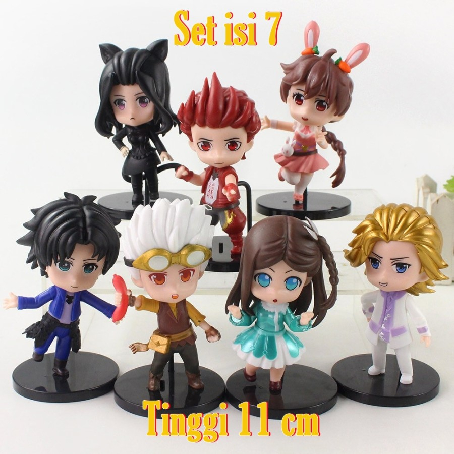 Figure soul Land Dolls Model Little Dance Tang San Cartoon Anime isi 7