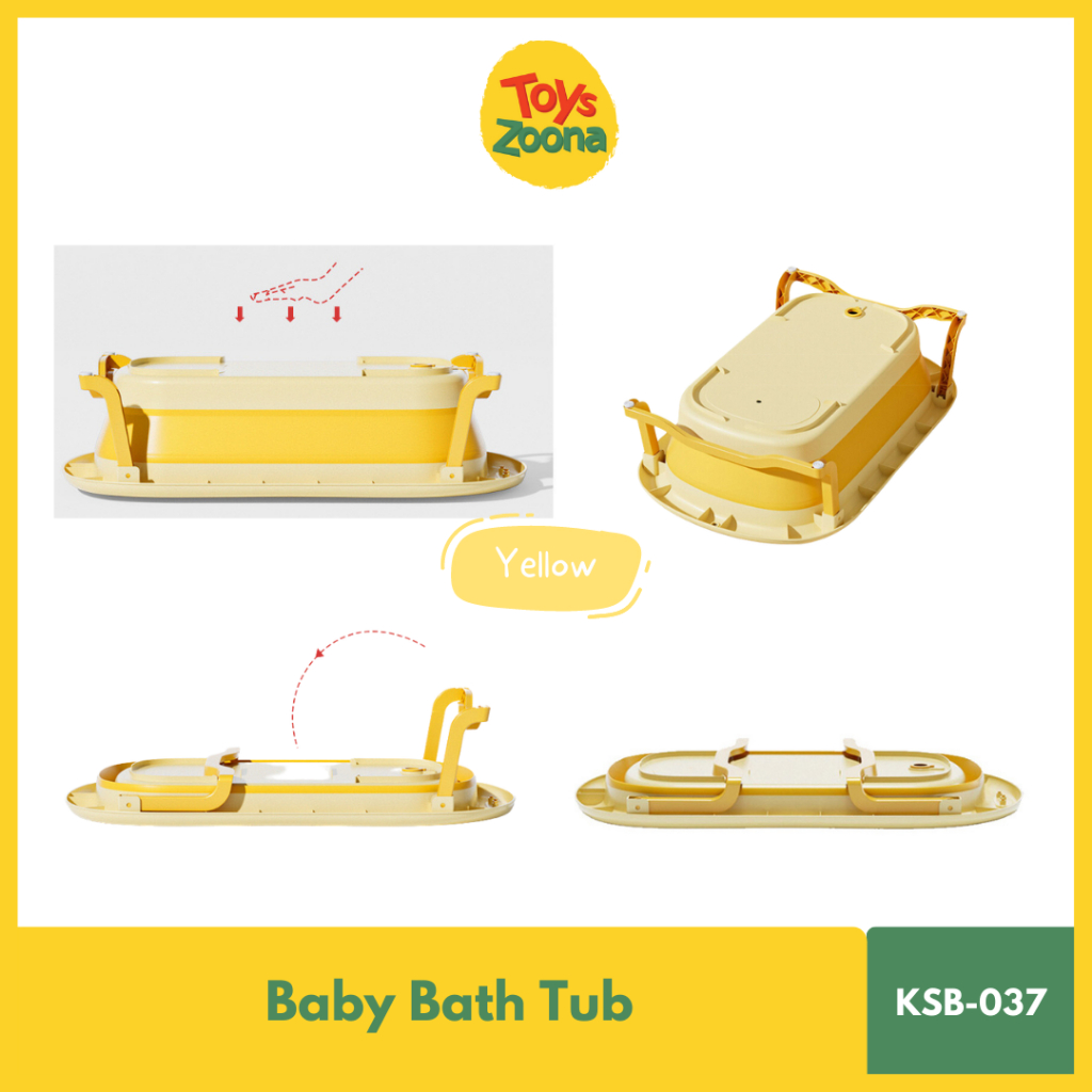 ToysZoona Foldable Baby Bath Tub  Bak Mandi Lipat Tempat Mandi Bayi Anak