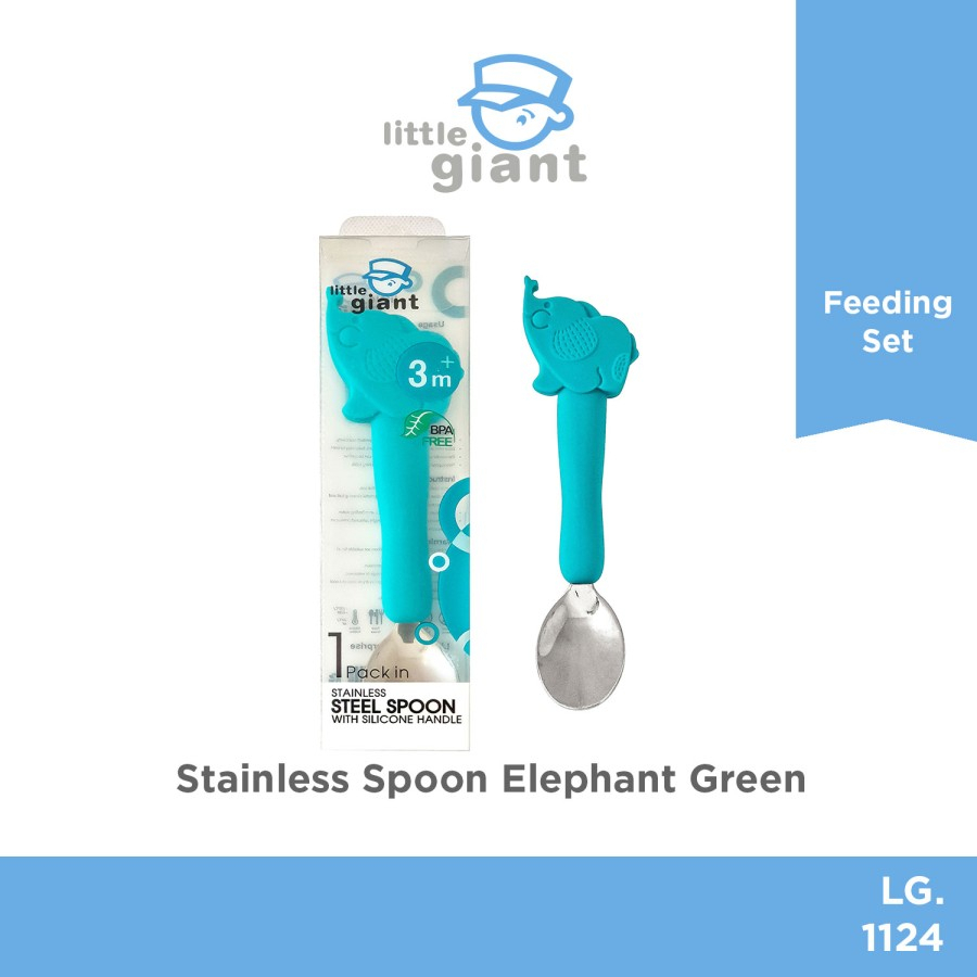 Stainless Steel Spoon Lion/Elephant