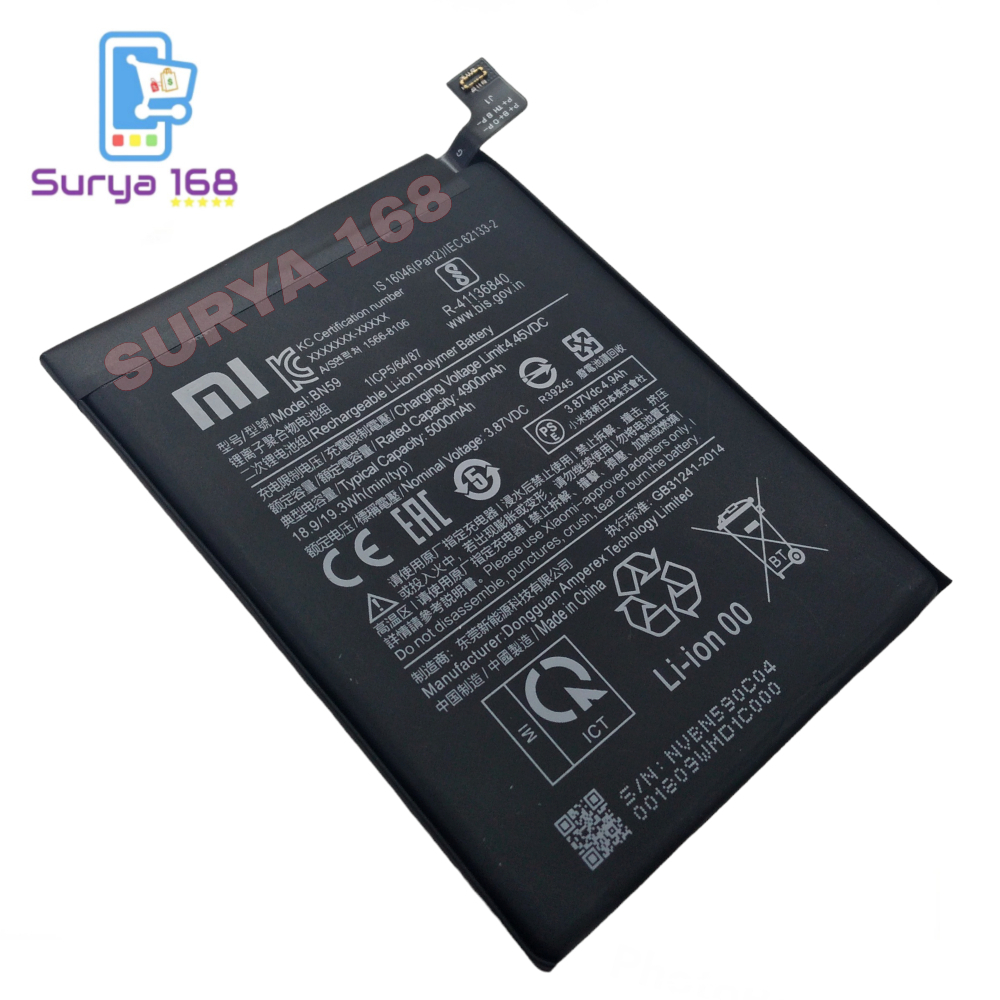 BATTERY BATERAI BATTERE BATRE REDMI NOTE 10S / REDMI NOTE 10 4G BN59 / BN-59