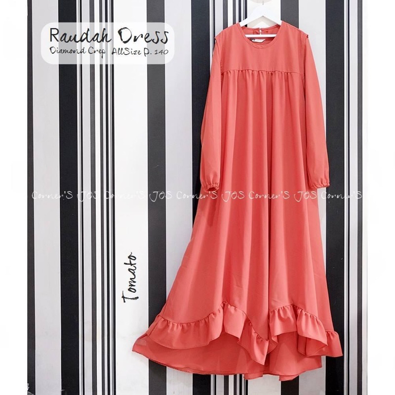 DRESS LEBARAN 2023 TERBARU KEKINIAN RAUDAH DRES