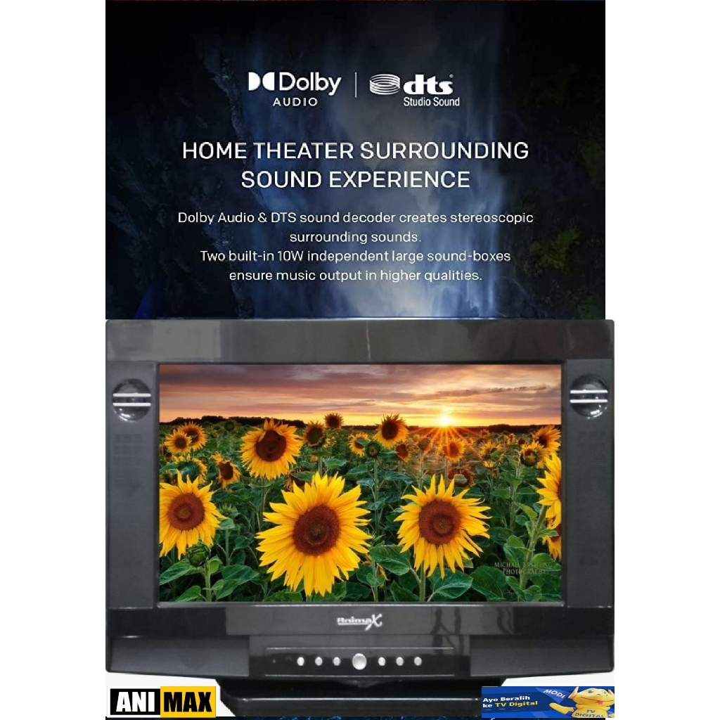 TV LED MODEL TABUNG ANIMAX 19" Digital
