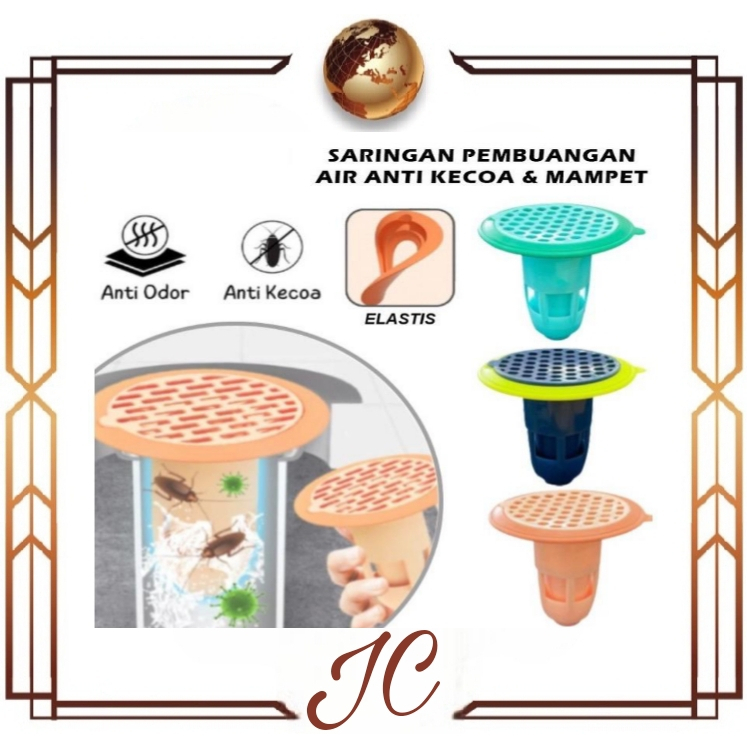 (JC)saringan lubang DRAINASE kamar mandi Floor Drain Odour Trap FILTER