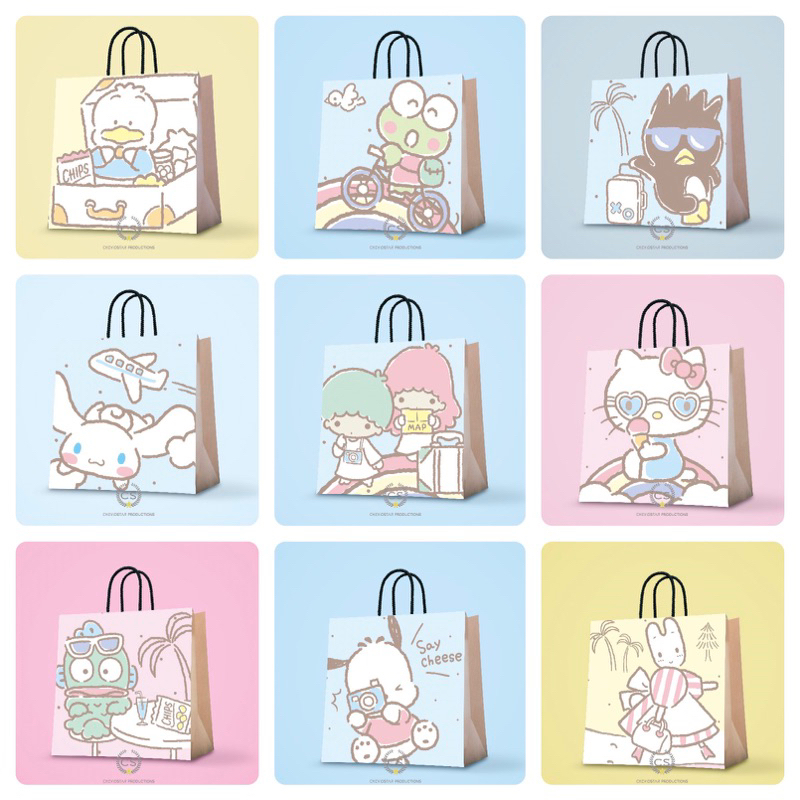 

Paper Bag Custom Cheviostar Goodie Bag Ulang Tahun Anak Tas Kado tas Kertas Flower Bag