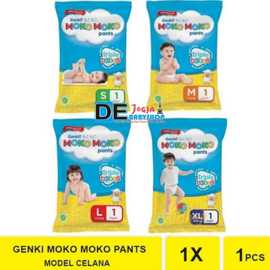 MOKO - MOKO genki PANTS RENCENG / 1 RENCENG ISI 1PCS / S, L, M, XL