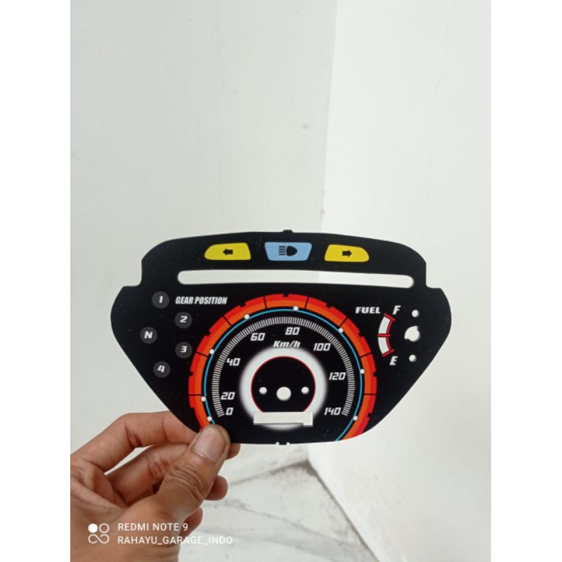 Papan speedometer custom Supra 100 dan supra x 100 spidometer honda wave s