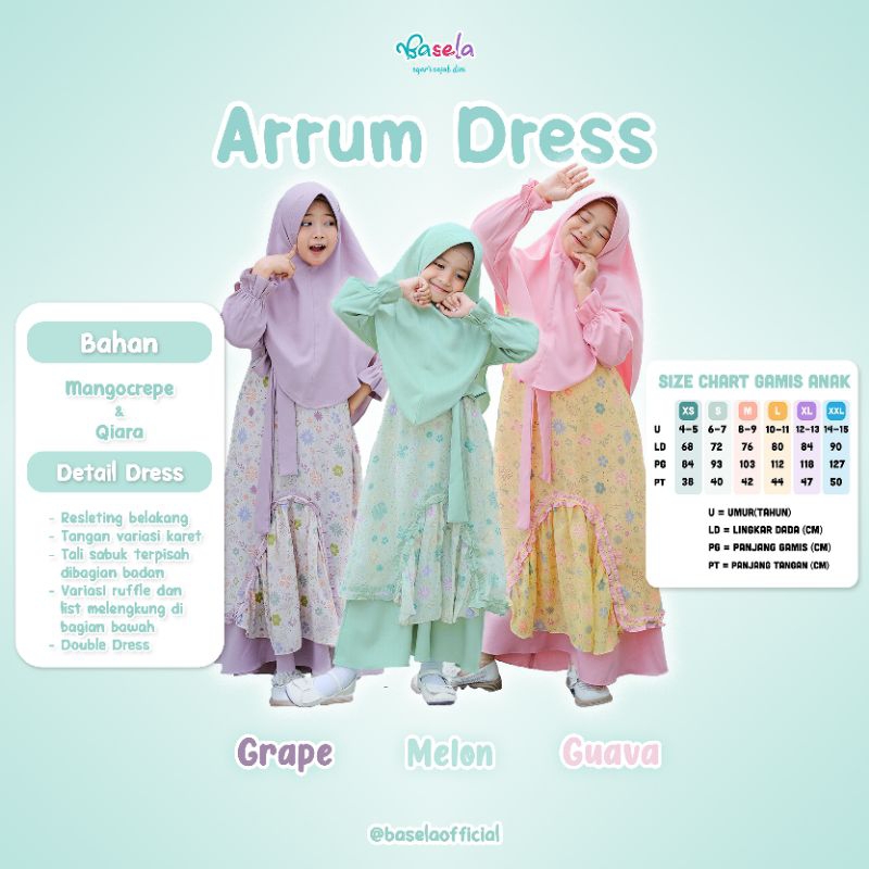 arrum dress by basela kids