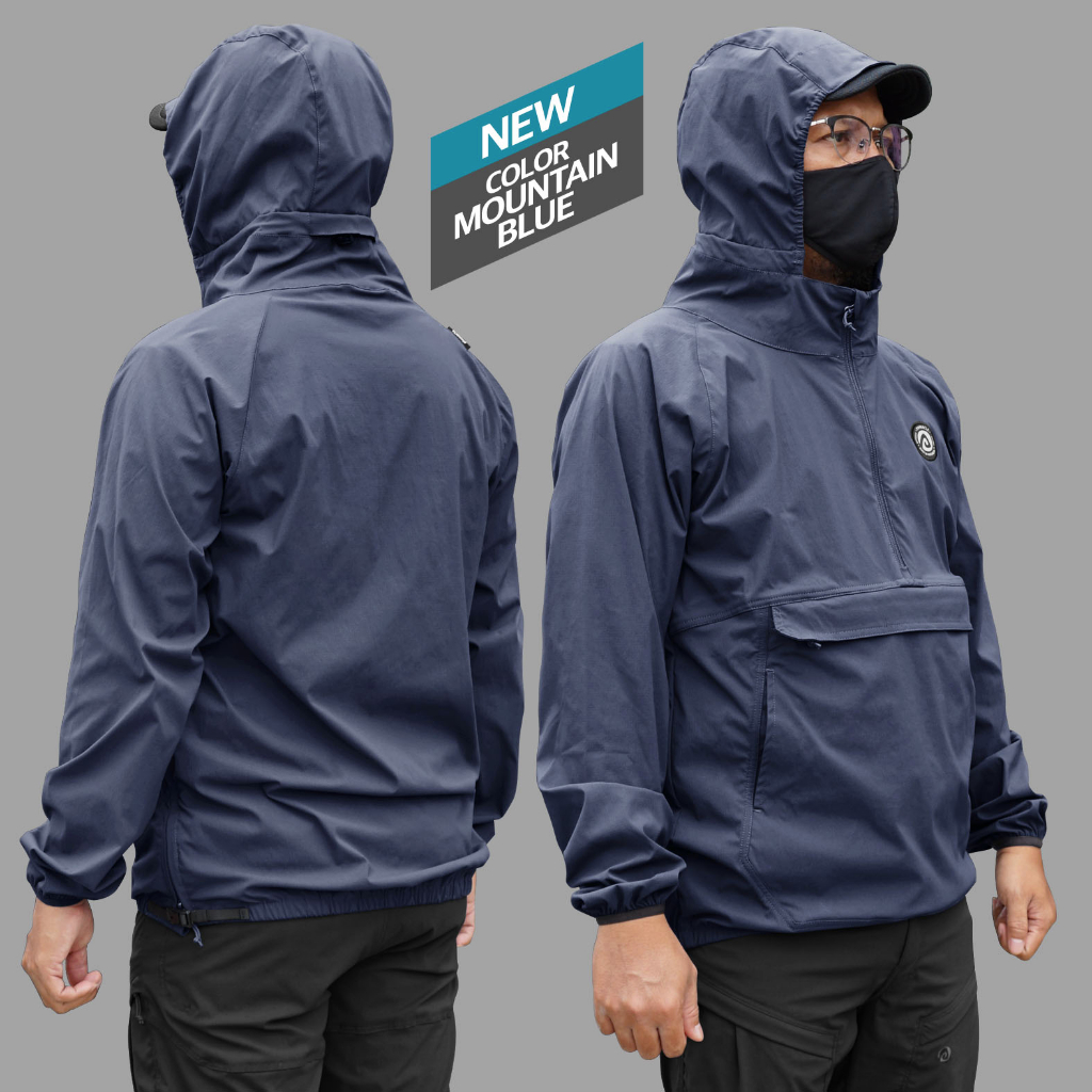 Pinnacle Anorak Jacket Mountain Blue