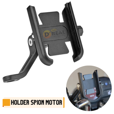 Phone Holder HP Motor Handphone Spion Sepeda Motor Stand Bracket  HM 11 - Dreal Entrepreneur