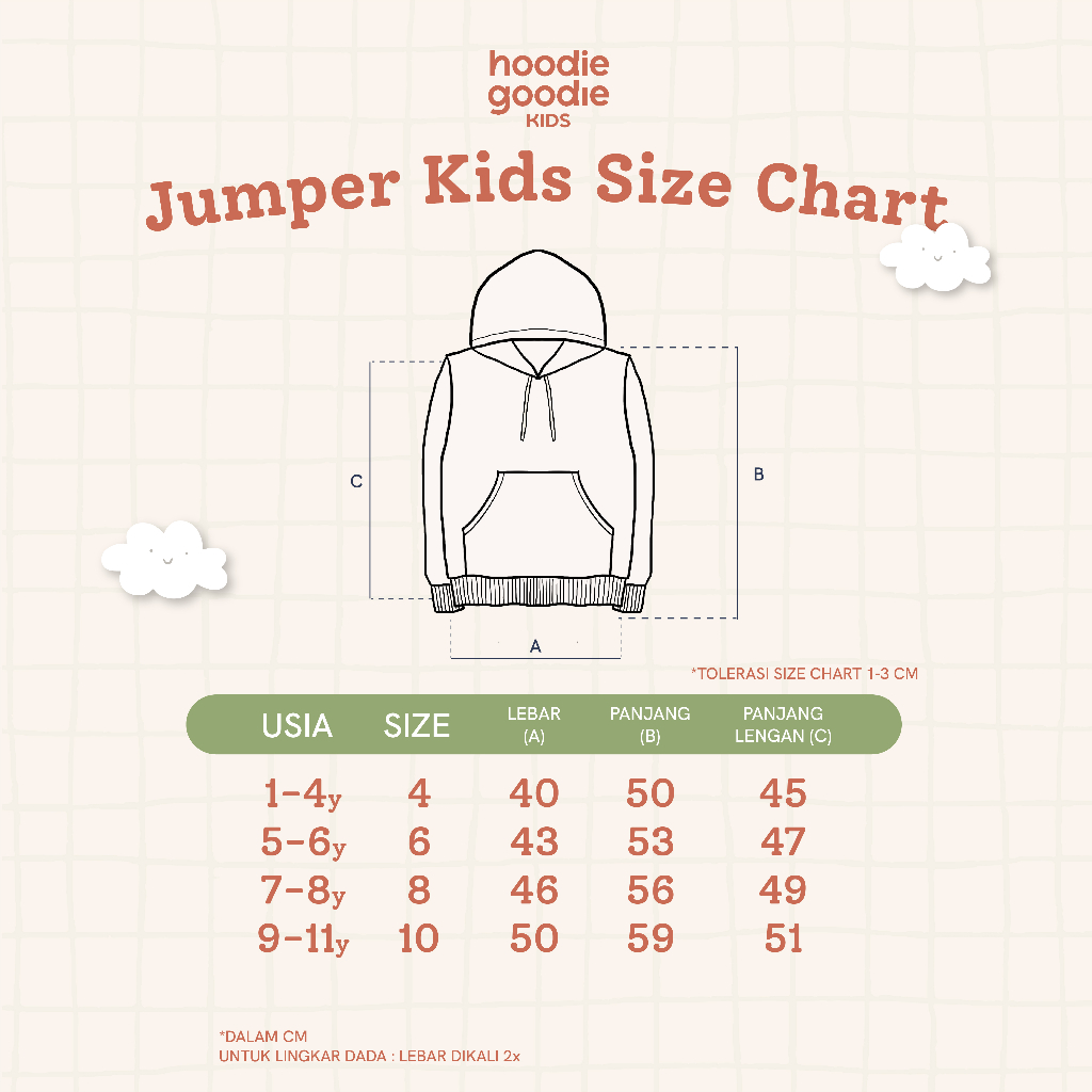 HOODIE GOODIE Kids Jumper Latte