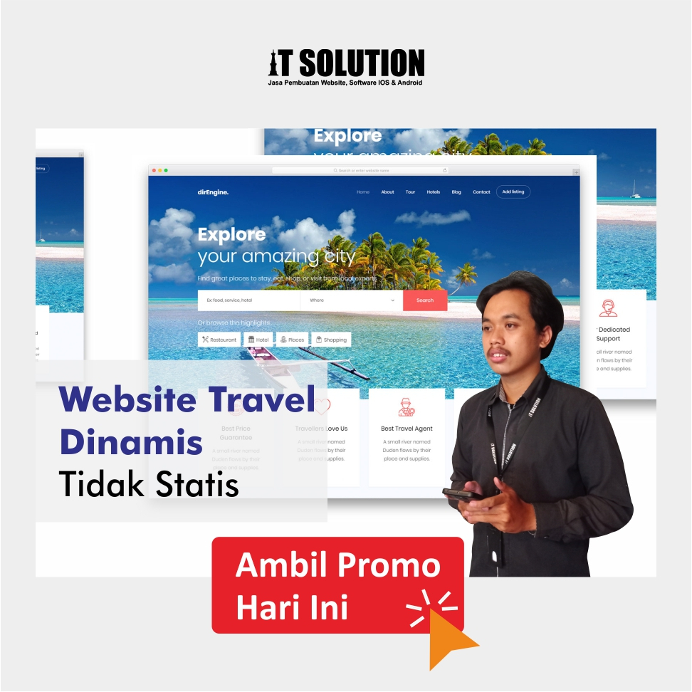 Website Travel Berkualitas & Mudah Dikelola