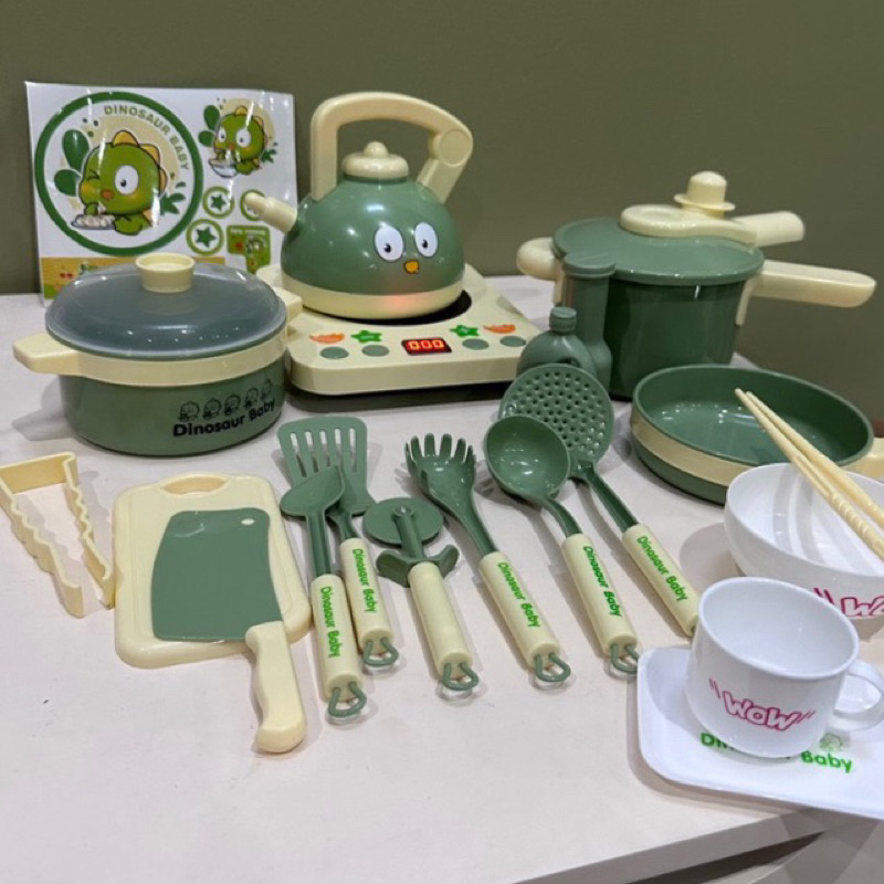 mainan masak2an anak cooking kitchen set pretend plays