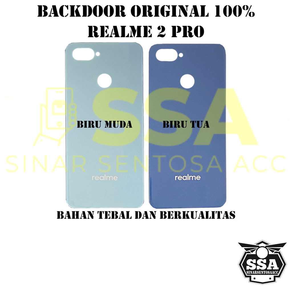 Backdoor Original 100% Realme 2 Pro Tutup Baterai Tutup Belakang Backcover Back cover Real Me 2Pro Realme2Pro