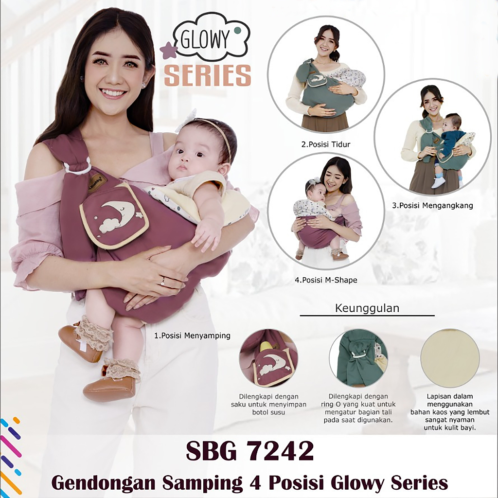 Gendongan Samping Bayi Snobby Mom Baby Joy Twiza TPG 6942 / Aurora MBG1022 / Happy Bubble TPG 2241