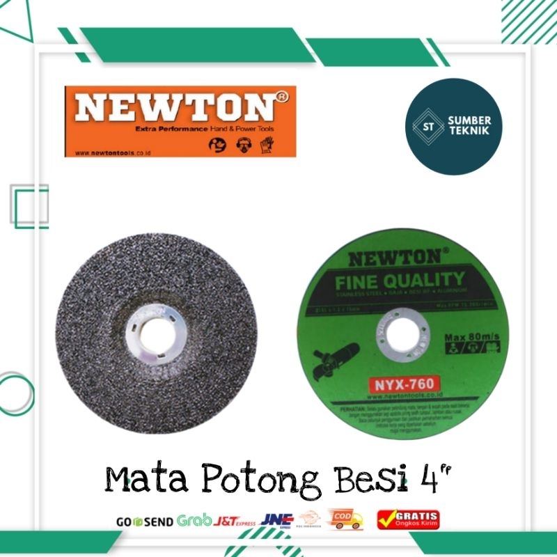 Mata Potong Besi 4" / Batu Gurinda Gerinda 4 Inch NEWTON NYK-760