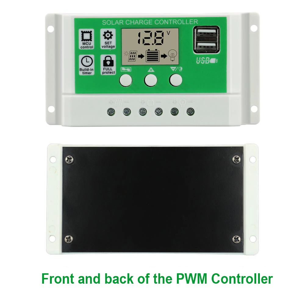 Solar Charger Controller 30A 12V 24V Battery panel surya