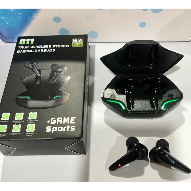 Hands free headset ear phone wireless bluetooth gaming - G11
