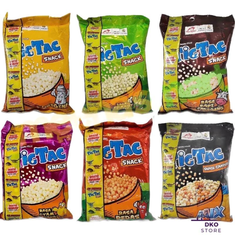 

TIC TAC Snack DUA KELINCI 90gr Rasa Original / Mix / Rumput Laut / Pedas Pilus Snack Gurih Makanan Ringan Camilan