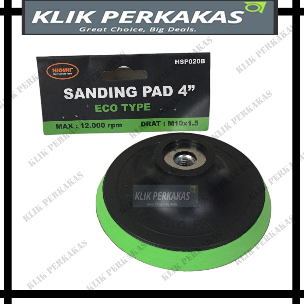 Tatakan amplas 4 inch / Polishing pad velcro 4 inch / Backing velcro