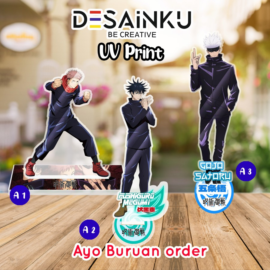 AKRILIK STAND JUJUTSU KAISEN / AKRILIK JUJUTSU KAISEN / AKRILIK MURAH