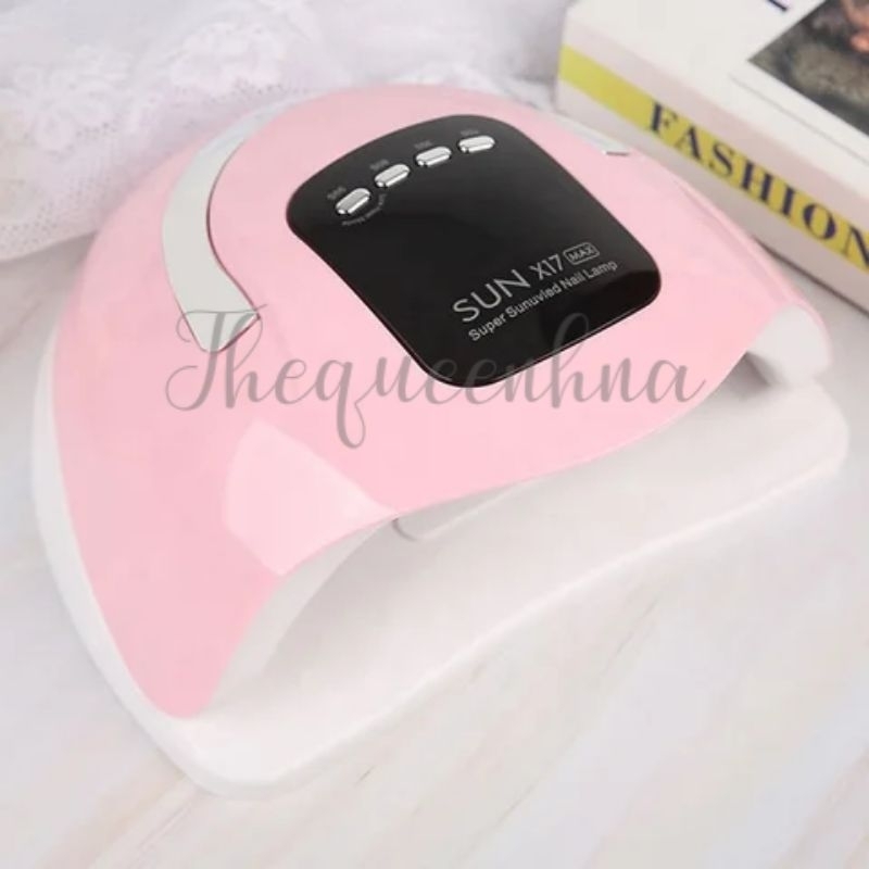 SUN X17 MAX 180W GARANSI SATU BULAN UV Lamp 57leds Alat Pengering Kutek UV Led Nail Lamp Pengering Kuku Profesional