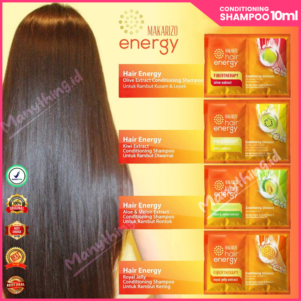 Makarizo Hair Energy Fibertherapy Conditioning Shampoo 10ML 4 Varian