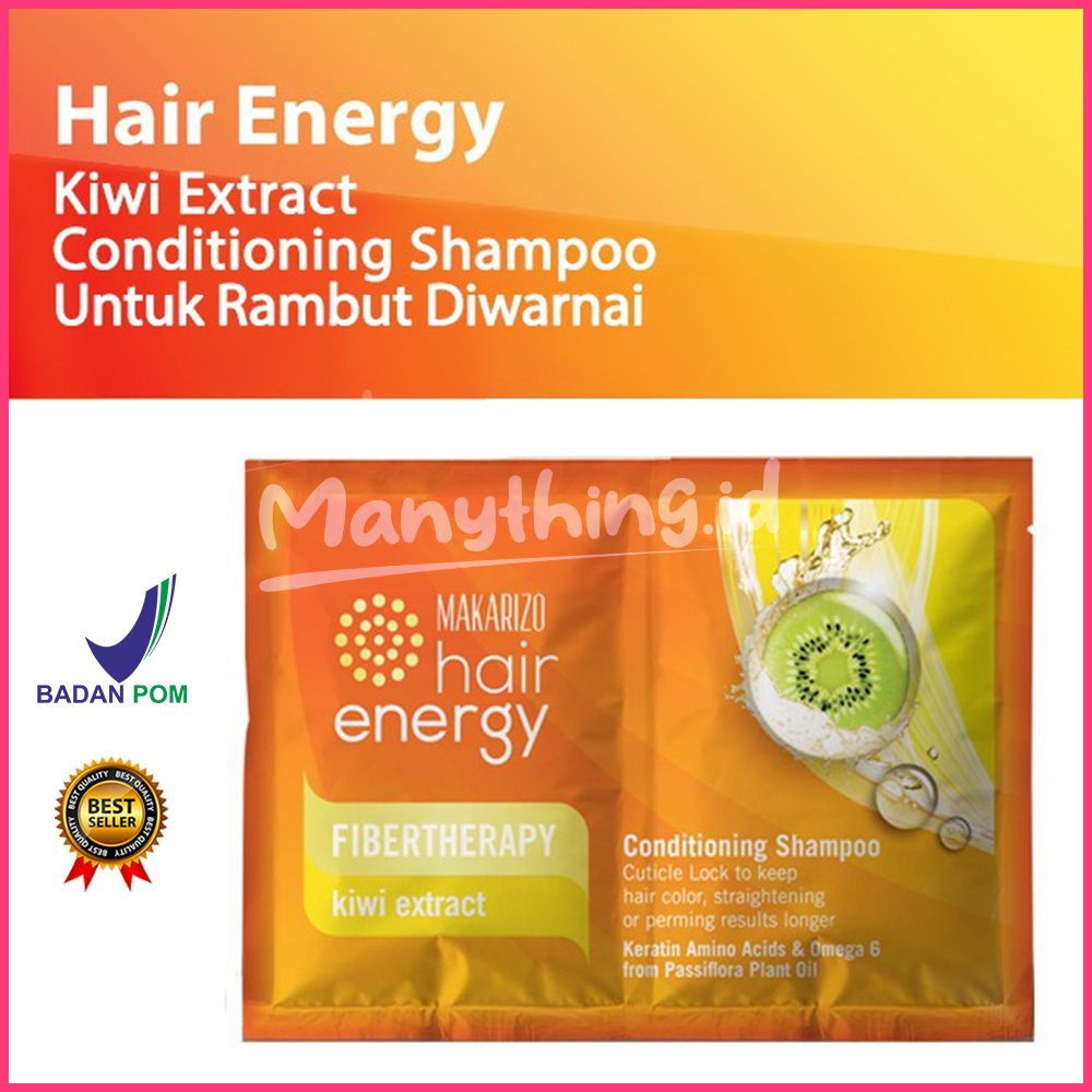 Makarizo Hair Energy Fibertherapy Conditioning Shampoo 10ML 4 Varian