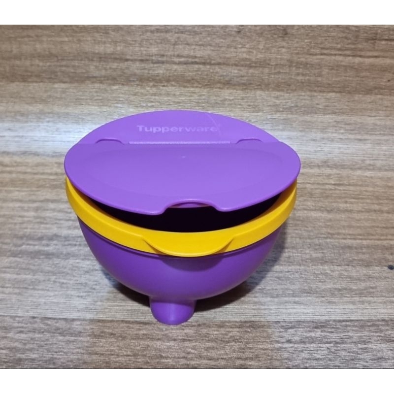 TUPPERWARE BOWL UNGU / SALT BOX / TEMPAT SNACK