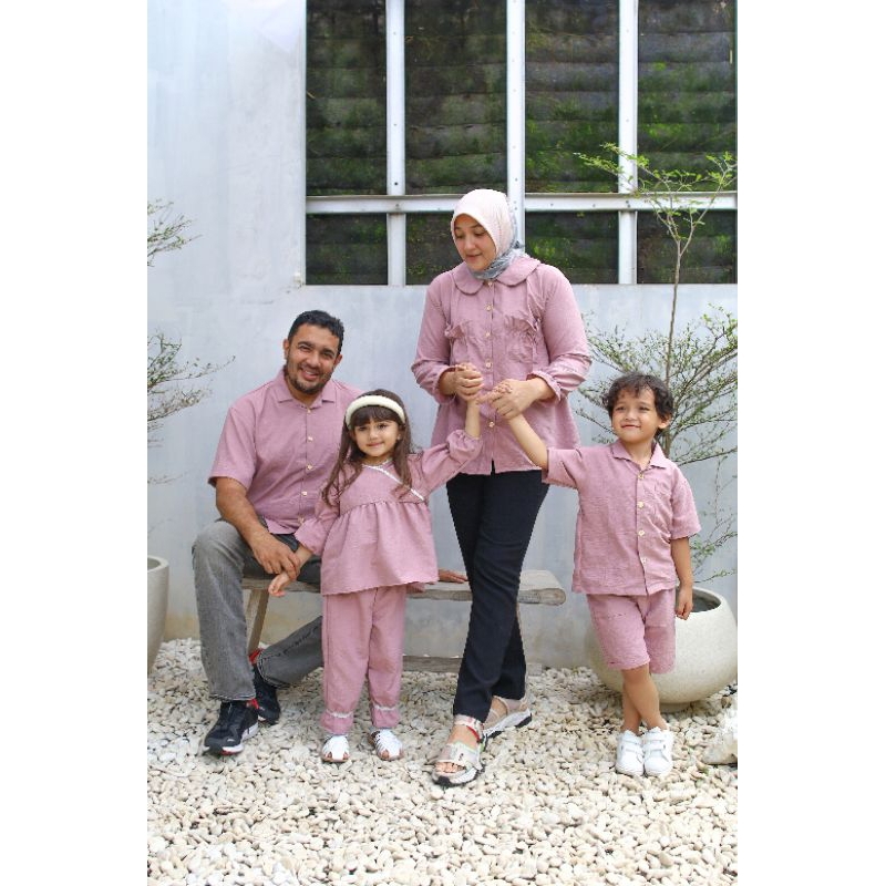 CIAKIDZ - ARYA FIONA TOP ( Family Couple Set ) OOTD Lebaran Raya Casual