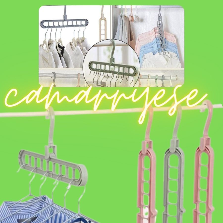 *camarryese* Gantungan Baju Ajaib Magic Hanger Wonder Hanger Magic Hanger Gantungan Baju Organizer 9