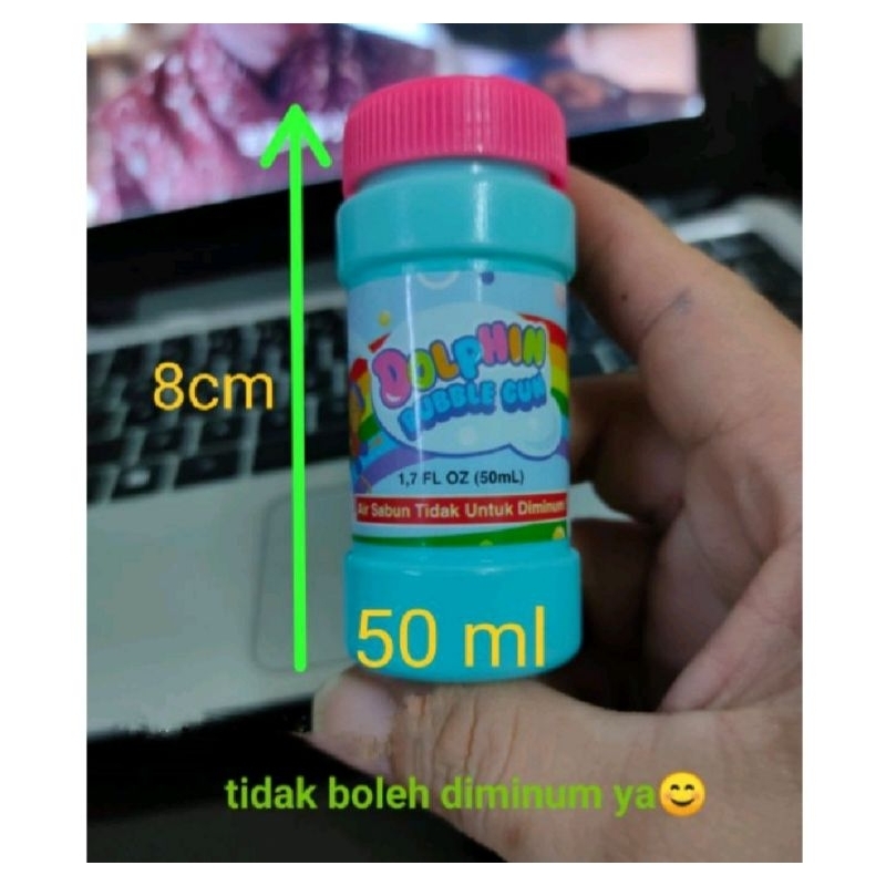 Isi ulang cairan sabun bubble Refill cairan sabun bubble 50ml perbotol