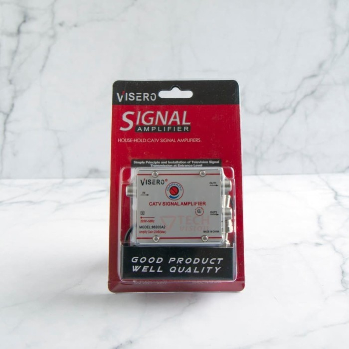 Signal Amplifier 2Way Splitter Antenna